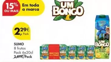 Oferta de A+ - 8 Frutos por 2,29€ em Pingo Doce