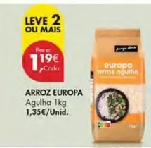 Oferta de Europa - Arroz por 1,19€ em Pingo Doce