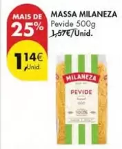 Oferta de Milaneza - Massa por 1,14€ em Pingo Doce