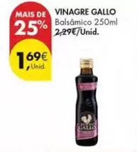 Oferta de Gallo - Vinagre por 1,69€ em Pingo Doce