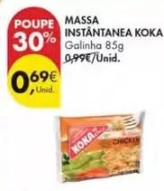 Oferta de Koka - Massa Instantanea por 0,69€ em Pingo Doce