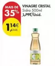 Oferta de Cristal - Vinagre por 1,14€ em Pingo Doce