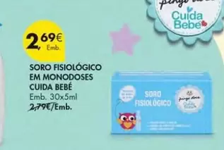 Oferta de Soro Fisiológico Em Monodoses por 2,69€ em Pingo Doce