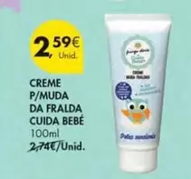 Oferta de Creme P/muda Da Fralda por 2,59€ em Pingo Doce