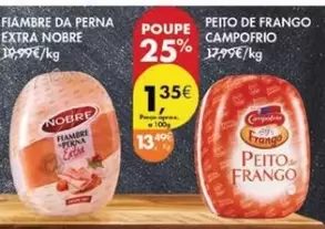 Oferta de Nobre - Fiambre Da Perna Extra por 1,35€ em Pingo Doce