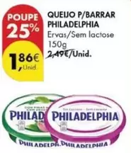 Oferta de Philadelphia - Queijo P/ Barrar por 1,86€ em Pingo Doce