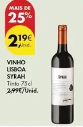 Oferta de Lisboa - Vinho por 2,19€ em Pingo Doce