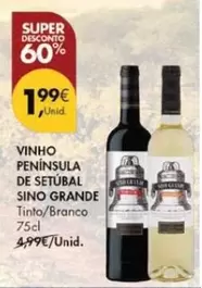 Oferta de Vinho Peninsula De Setubal por 1,99€ em Pingo Doce