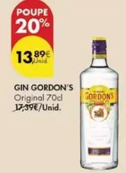 Oferta de Gordon's - Gin por 13,89€ em Pingo Doce