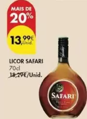 Oferta de Safari - Licor por 13,99€ em Pingo Doce