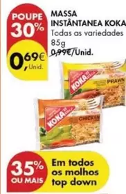 Oferta de As - Massa Instantanea por 0,69€ em Pingo Doce