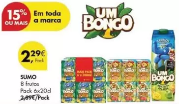 Oferta de A+ - 8 Frutos por 2,29€ em Pingo Doce