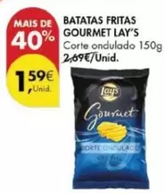 Oferta de Lay's - Batatas Fritas Gourmet por 1,59€ em Pingo Doce