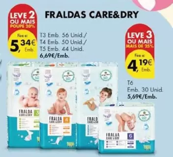 Oferta de A+ - Fraldas por 4,19€ em Pingo Doce