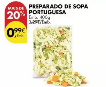 Oferta de Preparado De Sopa por 0,99€ em Pingo Doce