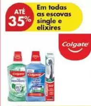 Oferta de Colgate - Em Todas As Escovas Single E Elixiresem Pingo Doce