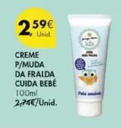 Oferta de Creme P/Muda Da Fralda por 2,59€ em Pingo Doce