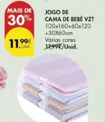 Oferta de Jogo De Cama De Bebé VZT por 11,99€ em Pingo Doce