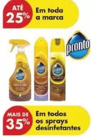 Oferta de Em todos os sprays desinfetantesem Pingo Doce