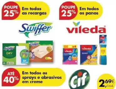 Oferta de As - Em Todos os sprays e abrasivos em creme por 2,69€ em Pingo Doce