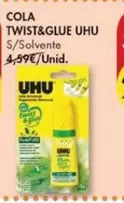 Oferta de UHU - Cola Twist&glue por 2,99€ em Pingo Doce