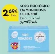 Oferta de Soro Fisiológico Em Monodoses por 2,69€ em Pingo Doce