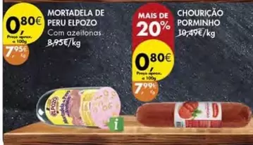 Oferta de Elpozo - Mortadela por 7,95€ em Pingo Doce