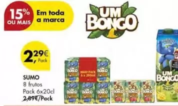 Oferta de A+ - 8 Frutos por 2,29€ em Pingo Doce