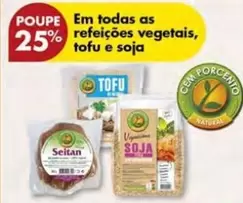 Oferta de As - Em Todas  Refeições Vegetais, Tofu E Sojaem Pingo Doce