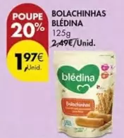 Oferta de Blédina - Bolachinhas Blédina por 1,97€ em Pingo Doce