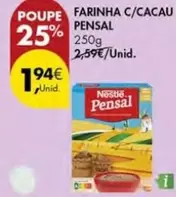 Oferta de Pensal - Farinha C/ Cacau por 1,94€ em Pingo Doce