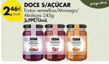 Oferta de Auchan - Doce S/Açúcar por 2,46€ em Pingo Doce