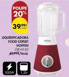 Oferta de Hoffen - Liquidificadora Food Expert por 39,99€ em Pingo Doce