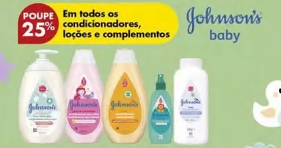 Oferta de Johnson's Baby - Em Todos Os Condicionadores, Loções E Complementosem Pingo Doce