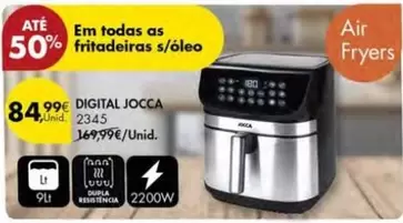 Oferta de As - Em Todas  Fritadeiras S/ Oleo por 84,99€ em Pingo Doce