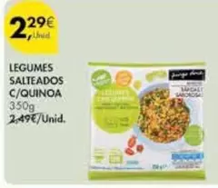 Oferta de Legumes Salteados C/ Quinoa por 2,29€ em Pingo Doce