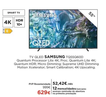 Oferta de Samsung - Tv Qled por 629€ em El Corte Inglés