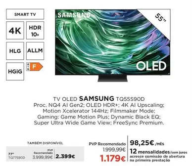 Oferta de Samsung - Tv Oled Tq55s90d por 98,25€ em El Corte Inglés