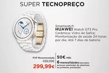 Oferta de Huawei - Smartwatch Gt3 Pro por 299,99€ em El Corte Inglés