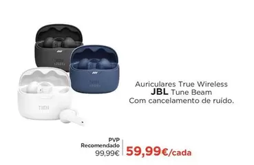 Oferta de Jbl - Auriculares True Wireless por 59,99€ em El Corte Inglés