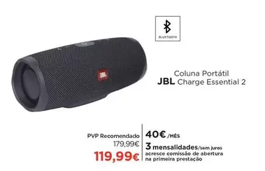 Oferta de Jbl - Coluna Portátil Charge Essential 2 por 119,99€ em El Corte Inglés