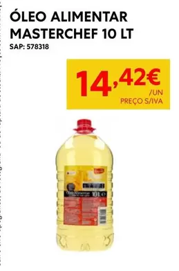 Oferta de Masterchef - Oleo Alimentar  10 Lt por 14,42€ em Recheio