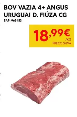 Oferta de Angus - Bov Vazia 4+ Angus Uruguai D. Fiuza Cg por 18,99€ em Recheio