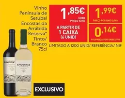 Oferta de Vinho De Peninsula De Setubal por 1,85€ em Recheio