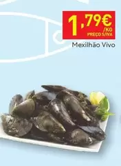 Oferta de Mexilhão Vivo por 1,79€ em Recheio