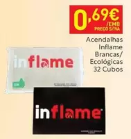 Oferta de Acendalhas Inflame Brancas por 0,69€ em Recheio