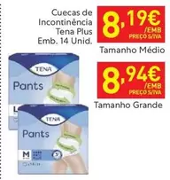 Oferta de Tena - Cuecas De Incontinencia Plus por 8,19€ em Recheio