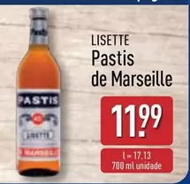 Oferta de Lisette - Pastis De Marseille por 11,99€ em Aldi