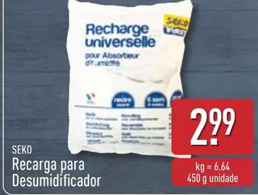 Oferta de Seko - Recarga Para Desumidificador por 2,99€ em Aldi