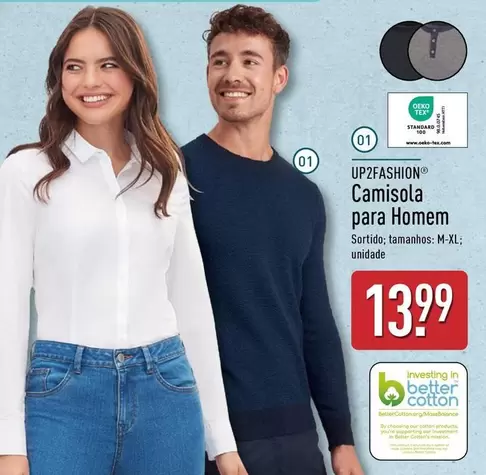 Oferta de Up2fashion - Camisola Para Homem por 13,99€ em Aldi